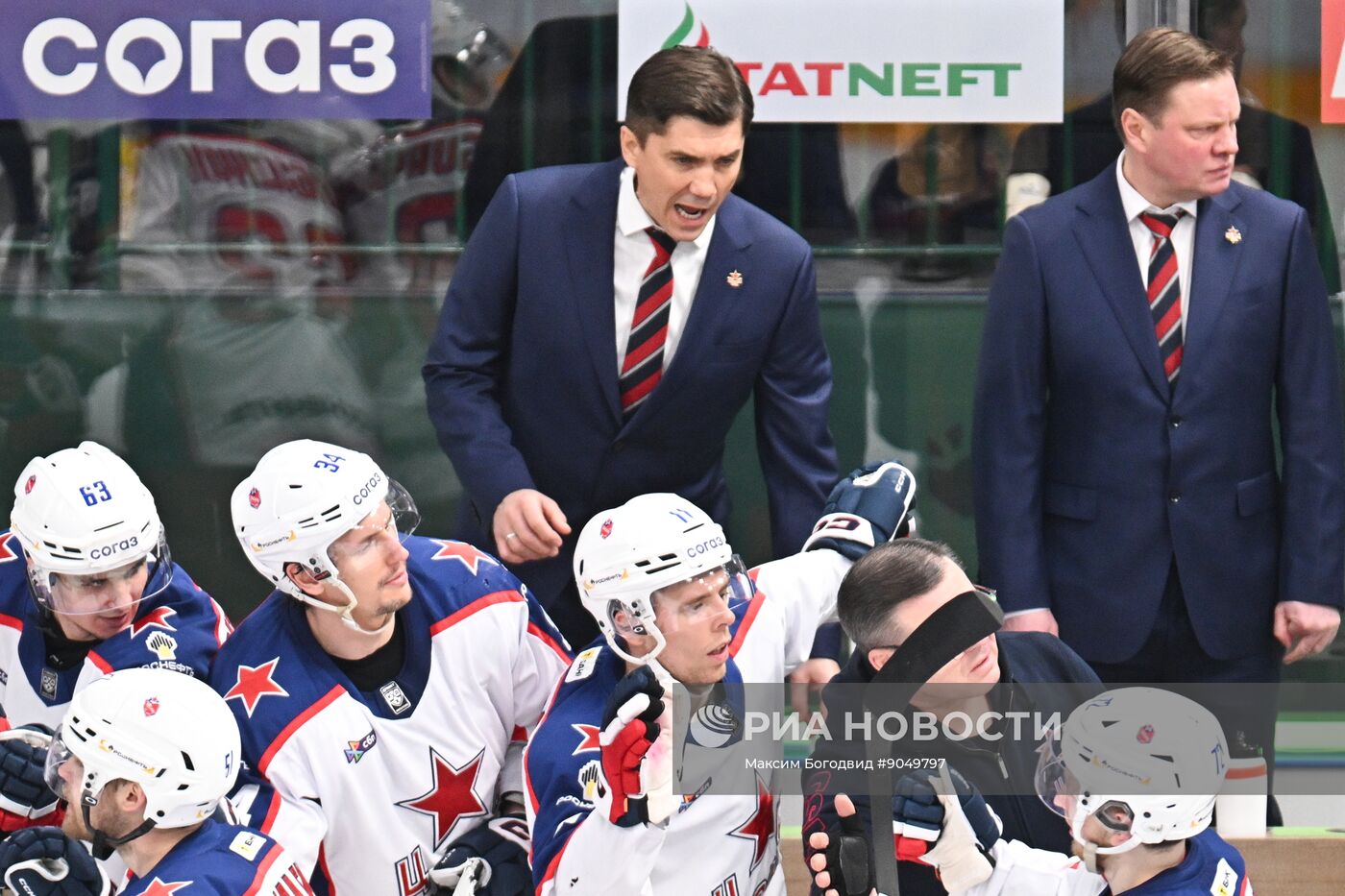 Хоккей. КХЛ. "Ак Барс" (Казань) – ЦСКА (Москва)