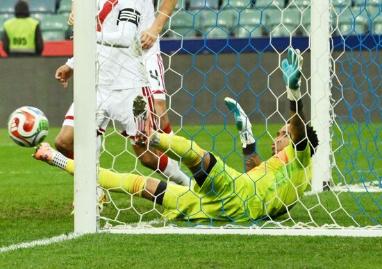 Товарищеский матч по футболу между сборными Чили и Перу