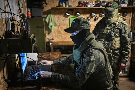 Боевая работа расчета БПЛА на Купянском участке фронта