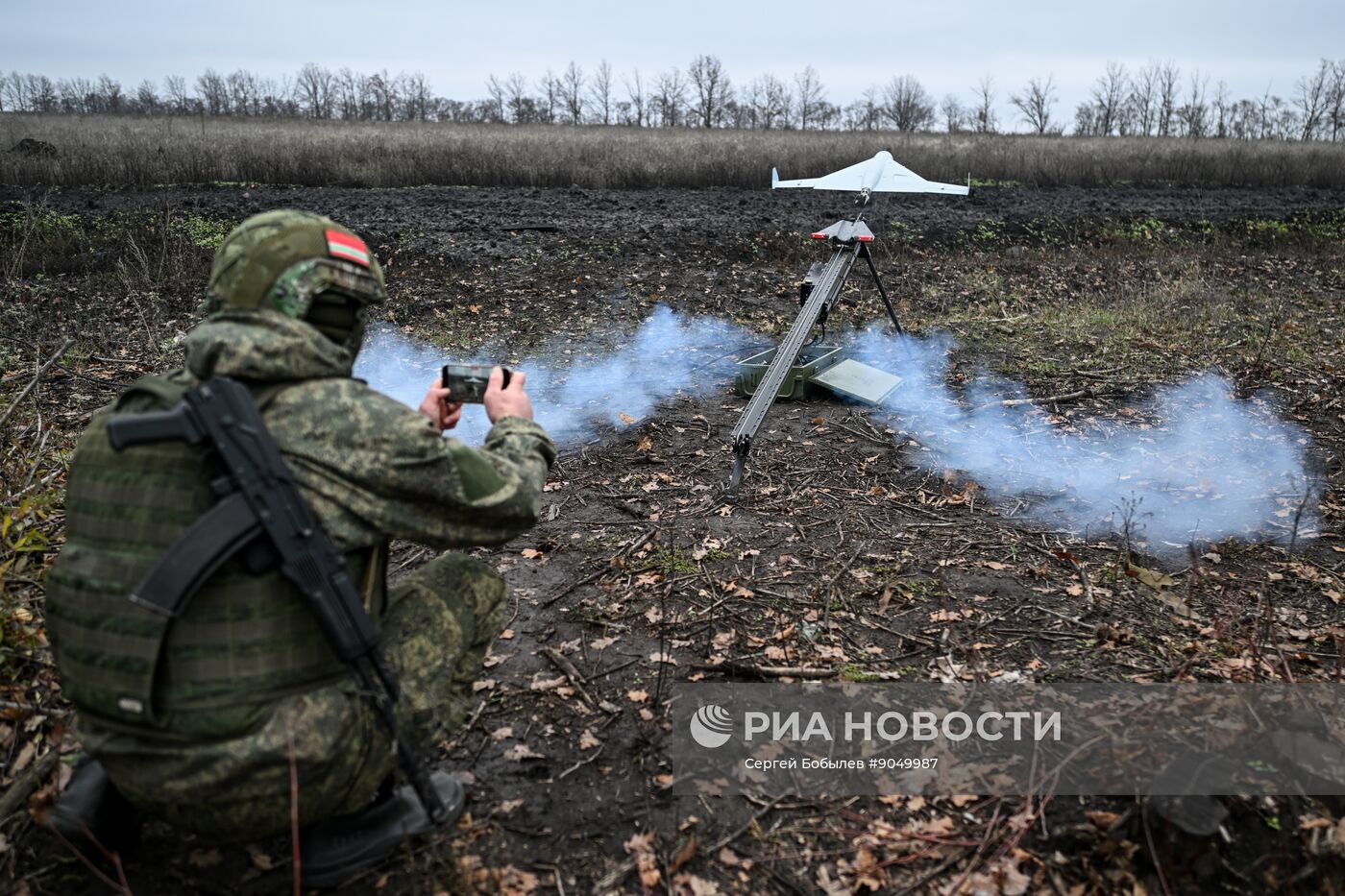 Боевая работа расчета БПЛА на Купянском участке фронта