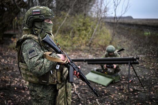 Боевая работа расчета БПЛА на Купянском участке фронта