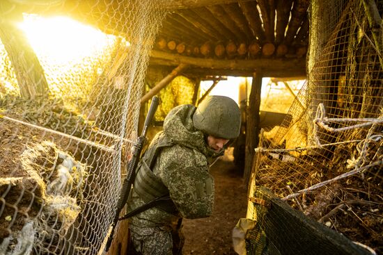 Боевая работа расчета "Гиацинт-Б" на Купянском участке фронта 