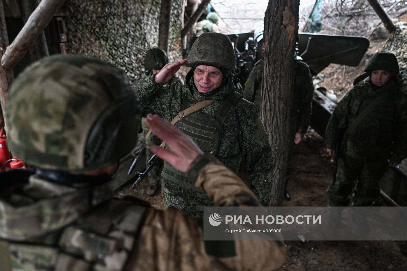 Боевая работа расчета "Гиацинт-Б" на Купянском участке фронта 