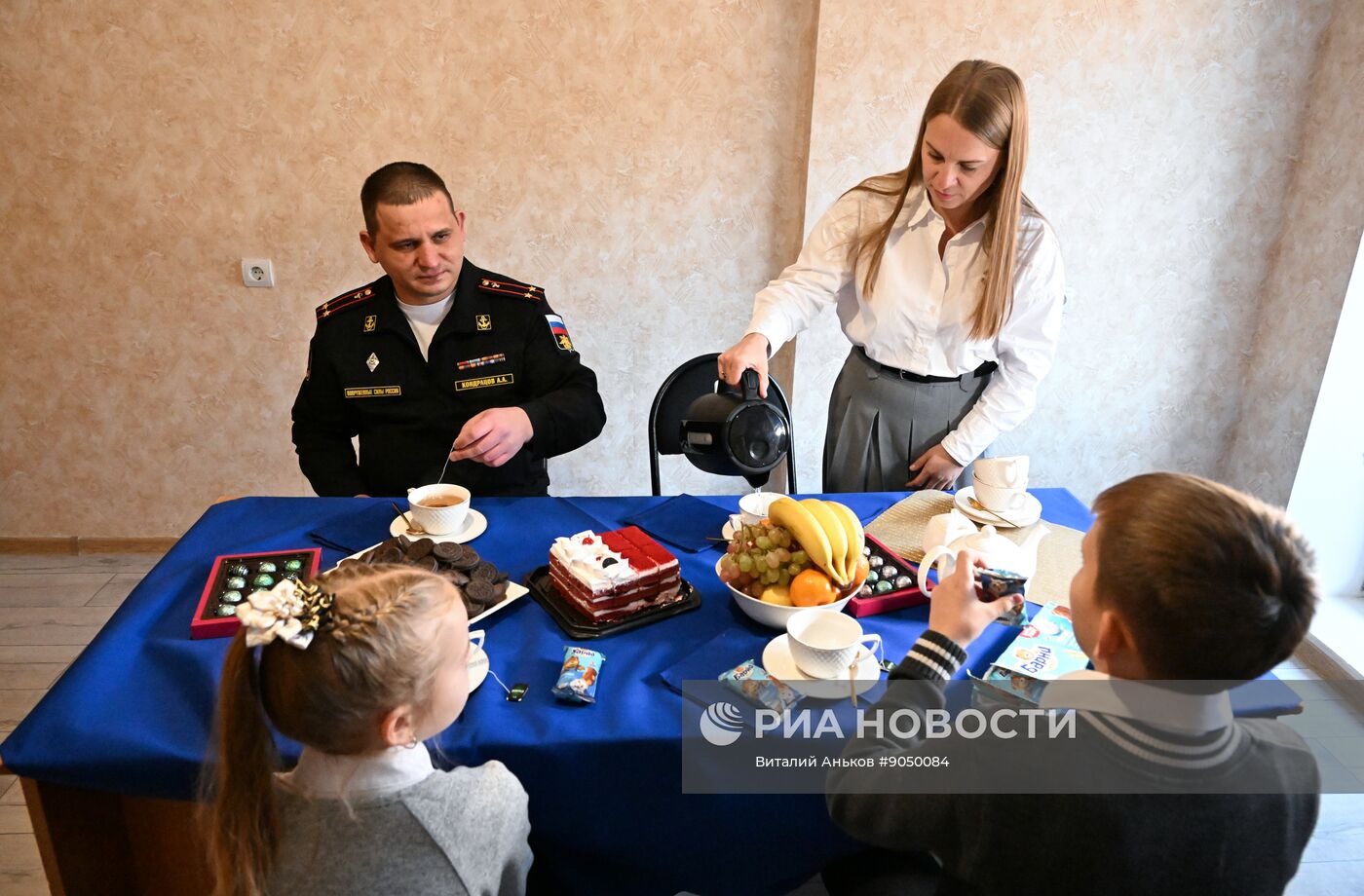 Вручение ключей семьям военнослужащих Тихоокеанского флота