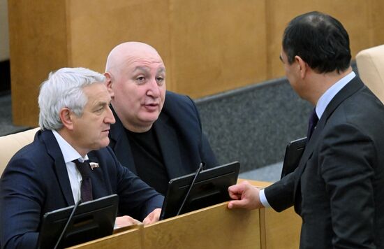 Пленарное заседание Госдумы РФ