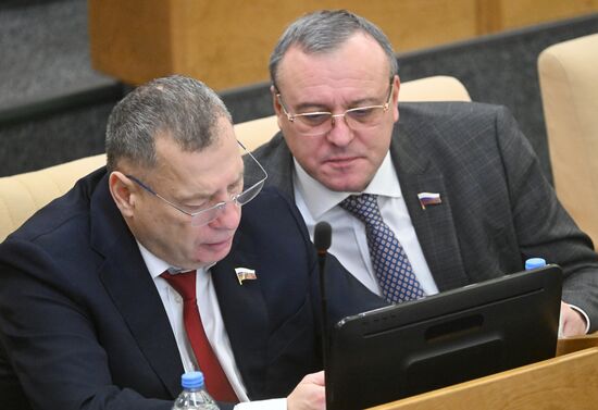 Пленарное заседание Госдумы РФ