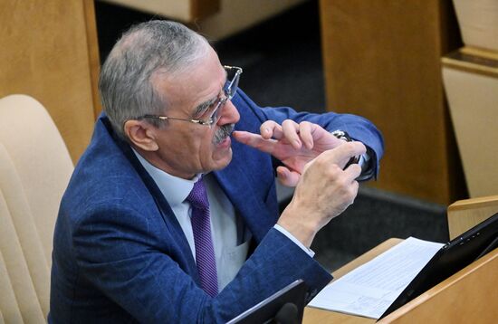 Пленарное заседание Госдумы РФ