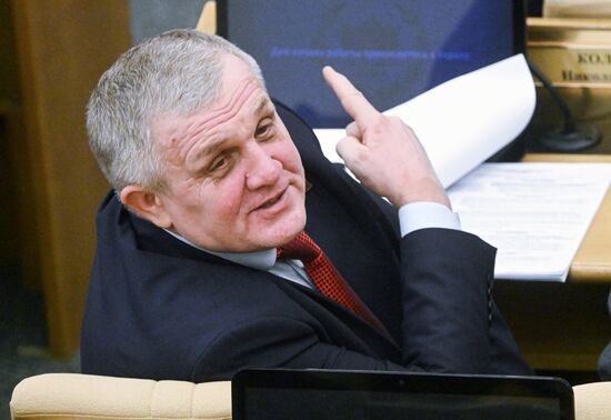 Пленарное заседание Госдумы РФ