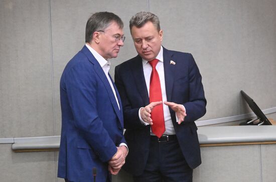 Пленарное заседание Госдумы РФ