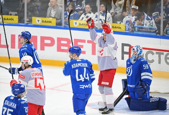 Хоккей. КХЛ. "Динамо" (Москва) – "Спартак" (Москва)
