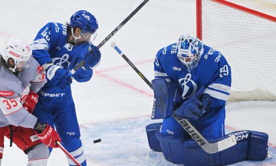 Хоккей. КХЛ. "Динамо" (Москва) – "Спартак" (Москва)