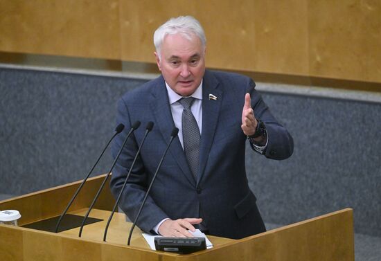 Пленарное заседание Госдумы РФ