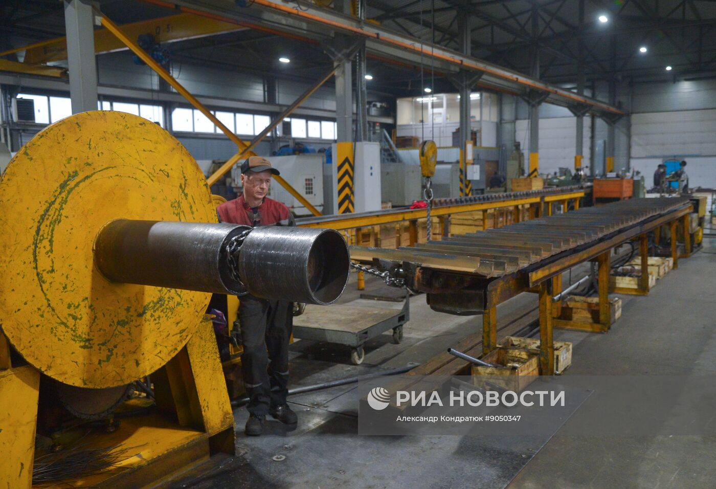 Производство гусениц для спецтехники на заводе "Техтрон" в Челябинске