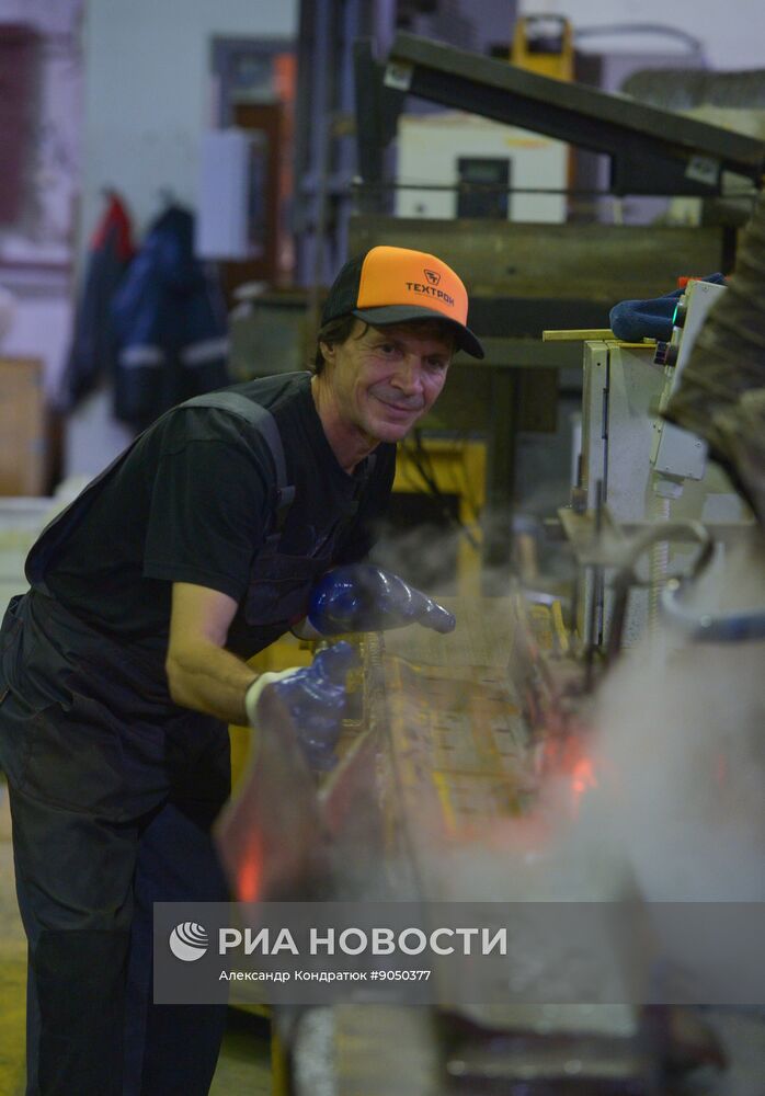 Производство гусениц для спецтехники на заводе "Техтрон" в Челябинске