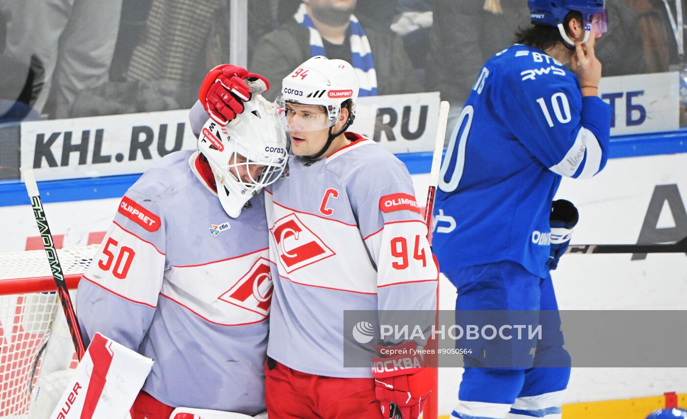 Хоккей. КХЛ. "Динамо" (Москва) – "Спартак" (Москва)