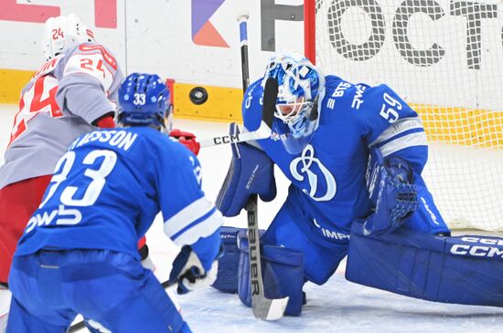 Хоккей. КХЛ. "Динамо" (Москва) – "Спартак" (Москва)