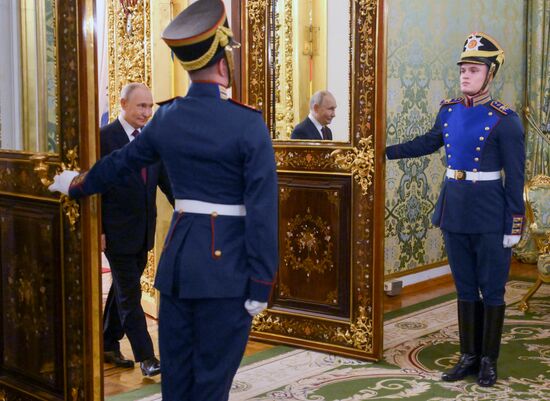 Встреча президента Владимира Путина с председателем Совета министров Того Фором Гнассингбе