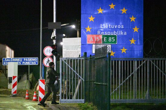 Литва возобновила работу КПП на границе с Белоруссией