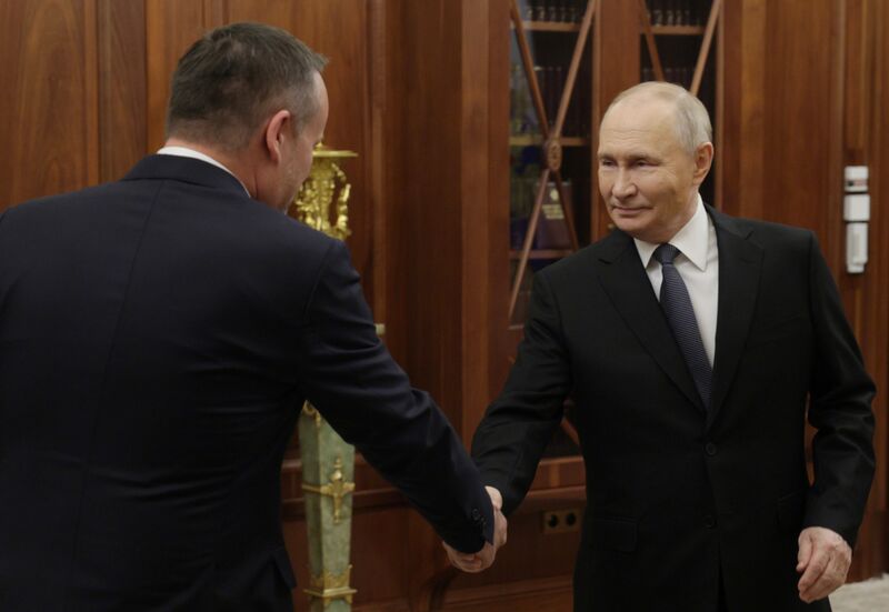 Президент Владимир Путин встретился с министром транспорта Андреем Никитиным