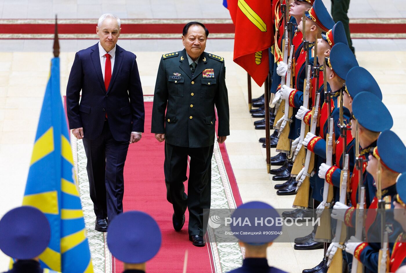 Министр обороны РФ Андрей Белоусов провел переговоры с зампредседателя Центрального военного совета КНР