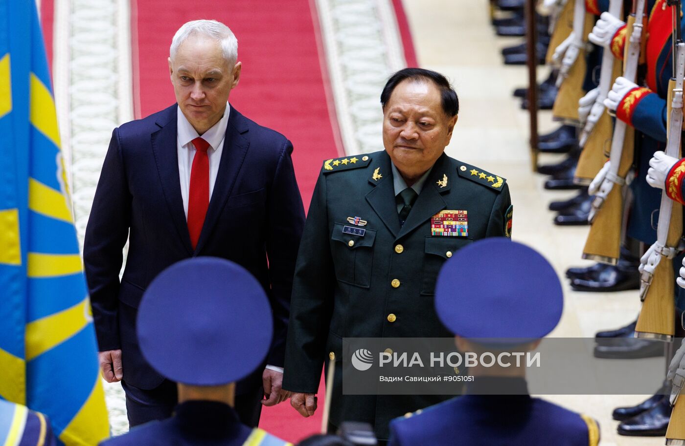 Министр обороны РФ Андрей Белоусов провел переговоры с зампредседателя Центрального военного совета КНР
