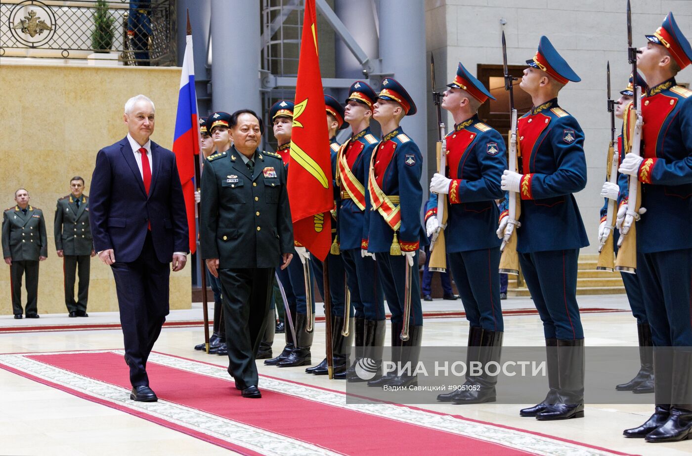 Министр обороны РФ Андрей Белоусов провел переговоры с зампредседателя Центрального военного совета КНР