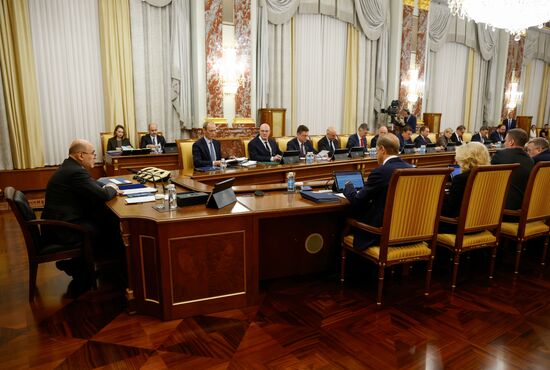 Премьер-министр Михаил Мишустин провел заседание правительства РФ
