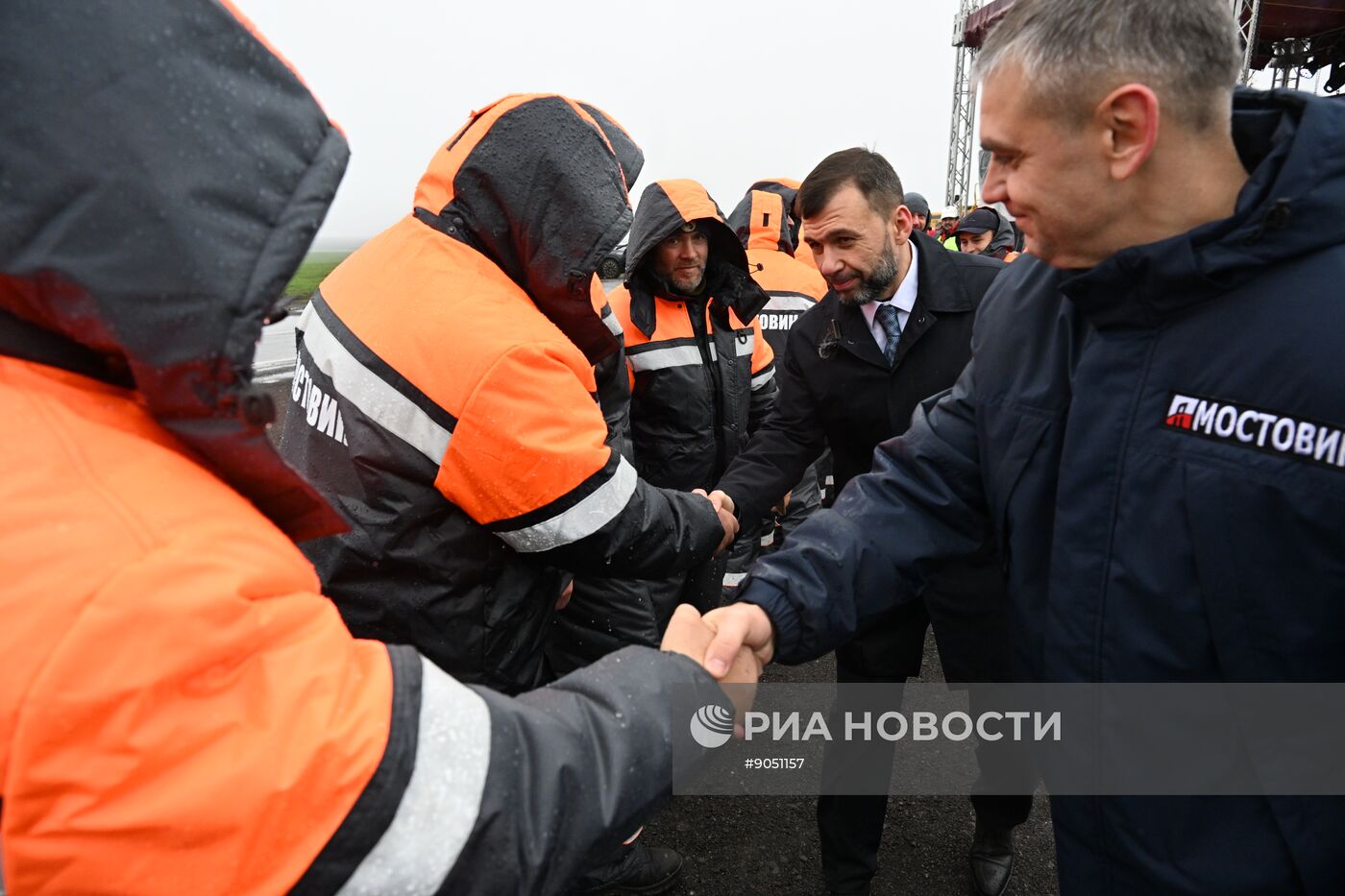 Открытие автодороги "Донецк - Новоазовск - Седово"