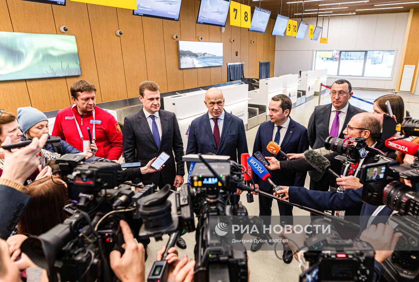 Открытие нового терминала аэропорта в Мурманске