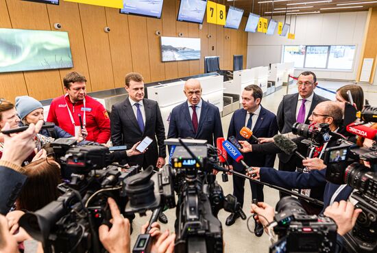 Открытие нового терминала аэропорта в Мурманске