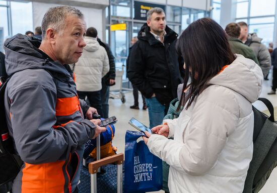 Открытие нового терминала аэропорта в Мурманске