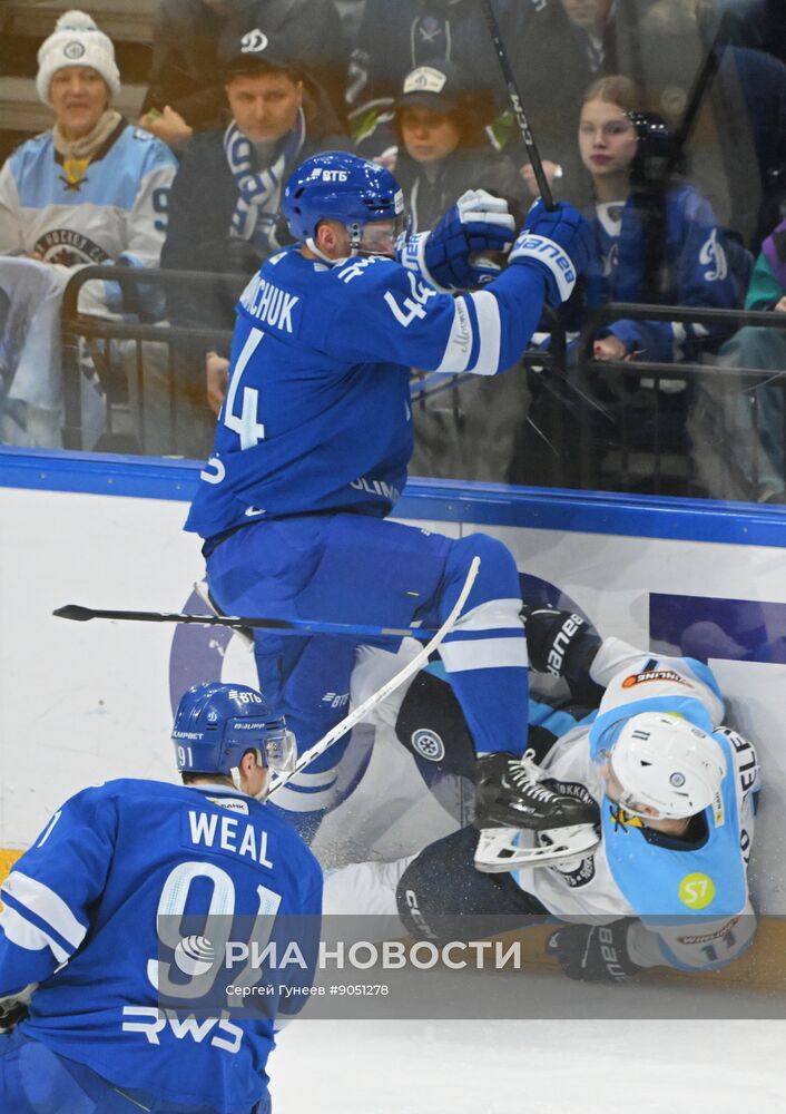 Хоккей. КХЛ. "Динамо М" - "Сибирь" (Новосибирск)