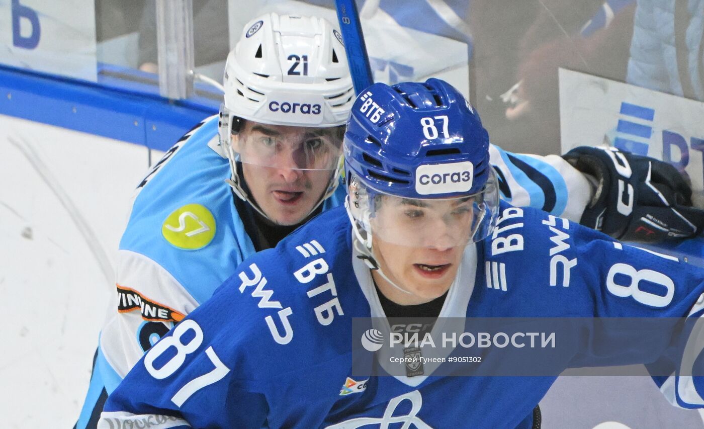 Хоккей. КХЛ. "Динамо М" - "Сибирь" (Новосибирск)
