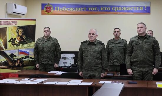 Президент Владимир Путин посетил командный пункт группировки "Запад"