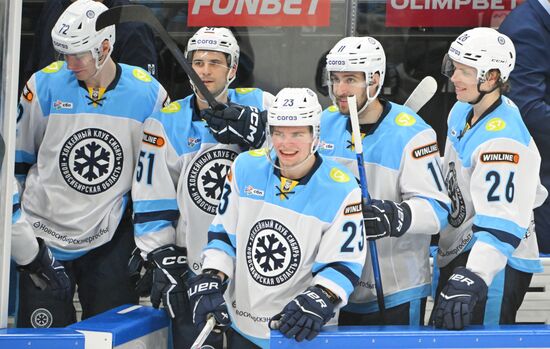 Хоккей. КХЛ. "Динамо М" - "Сибирь" (Новосибирск)