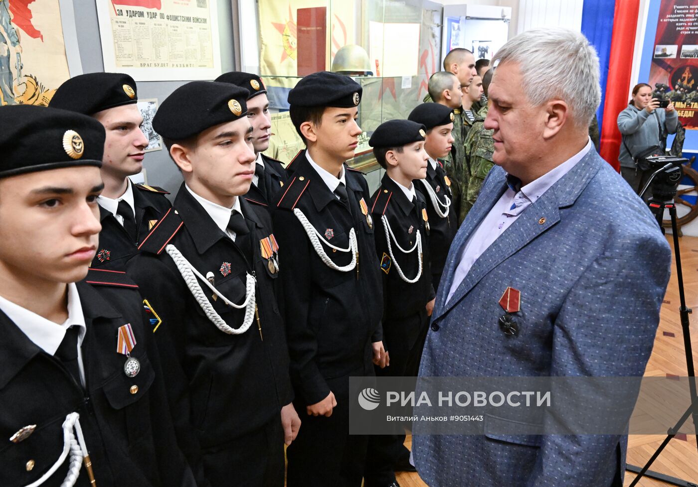 Открытие выставки к 320-летию морской пехоты в музее Тихоокеанского флота