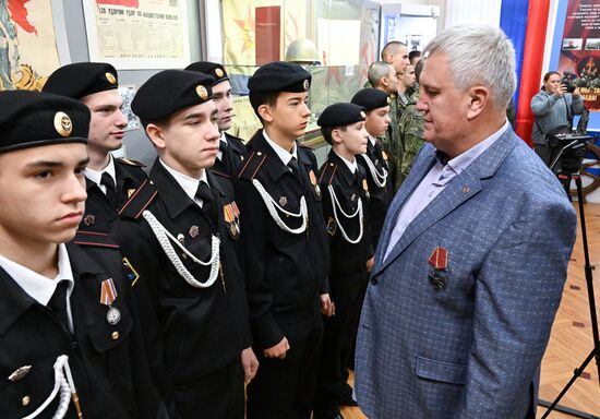 Открытие выставки к 320-летию морской пехоты в музее Тихоокеанского флота