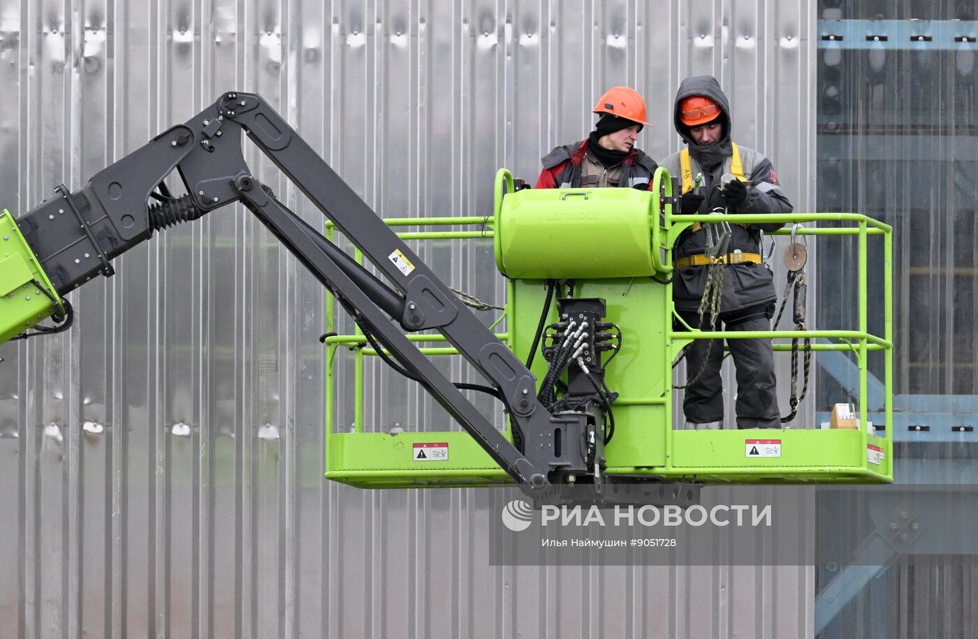 Строительство новых корпусов на Красноярском алюминиевом заводе