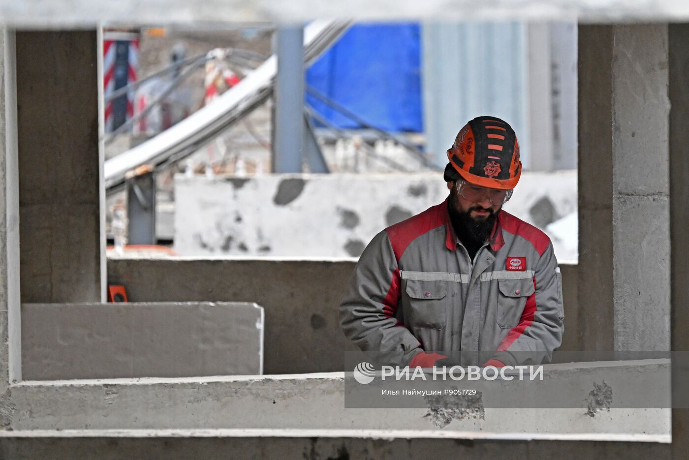 Строительство новых корпусов на Красноярском алюминиевом заводе