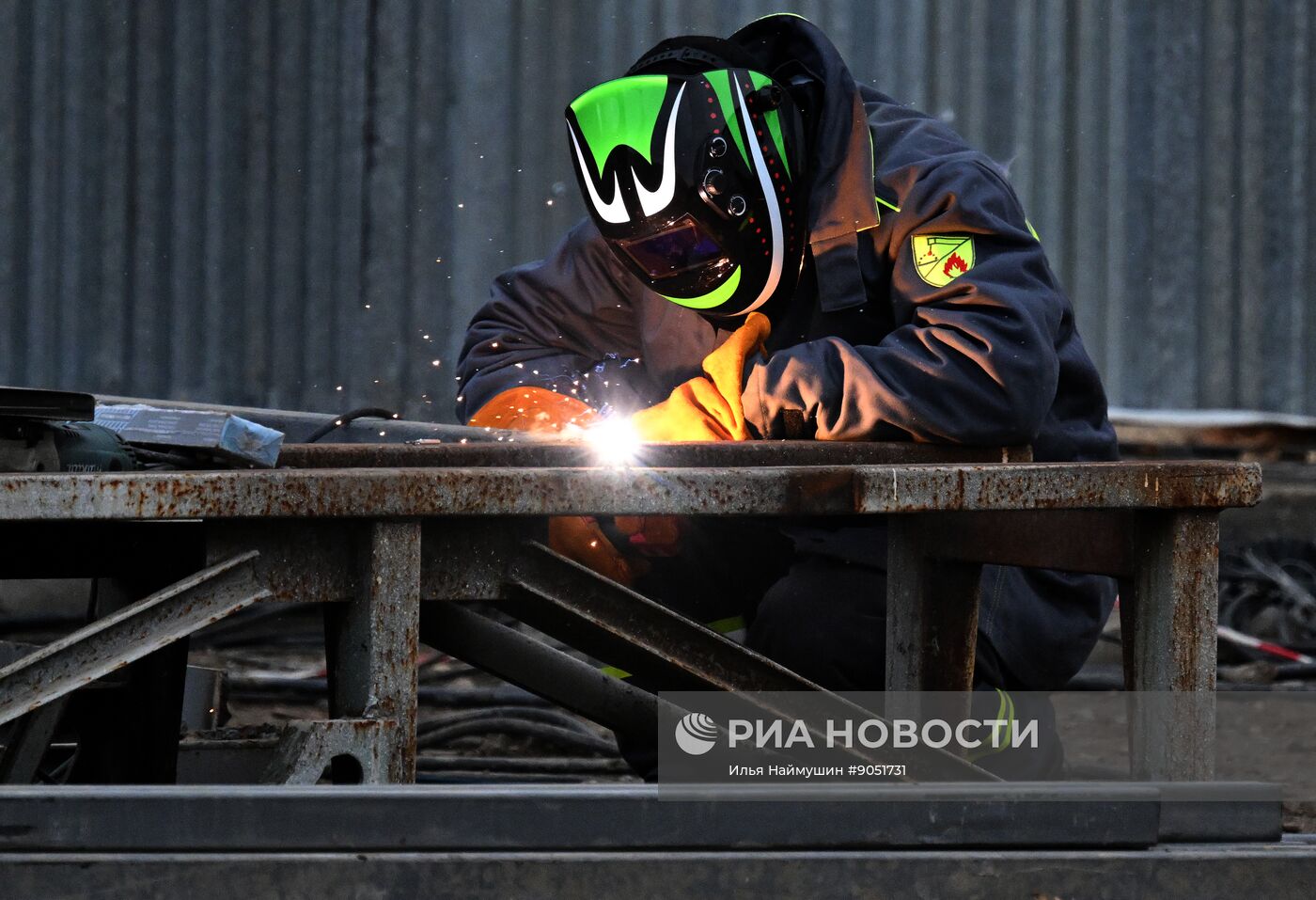 Строительство новых корпусов на Красноярском алюминиевом заводе