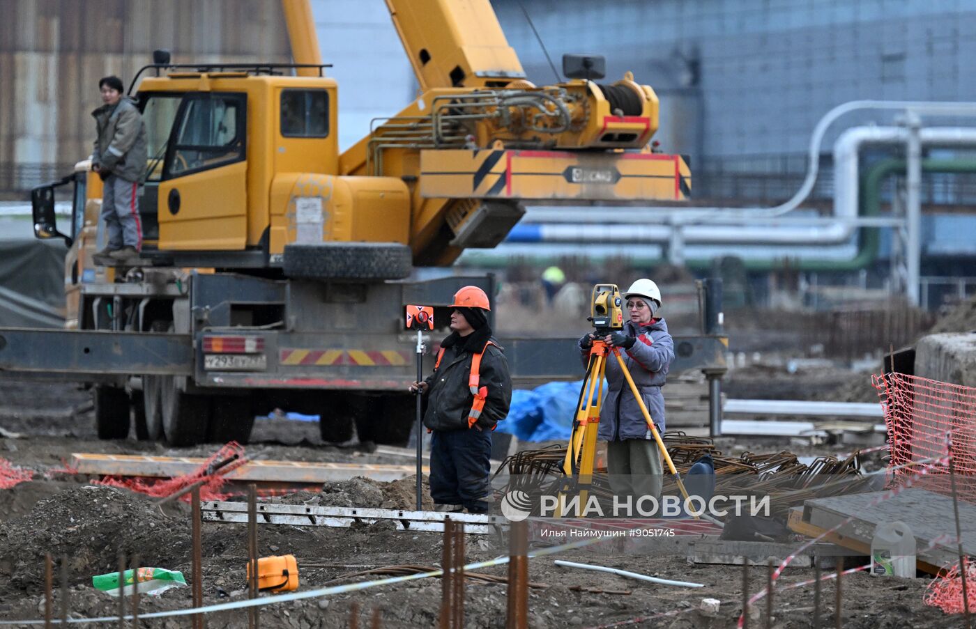 Строительство новых корпусов на Красноярском алюминиевом заводе