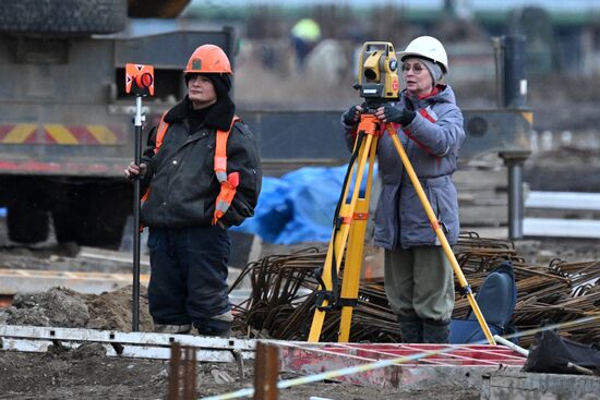 Строительство новых корпусов на Красноярском алюминиевом заводе