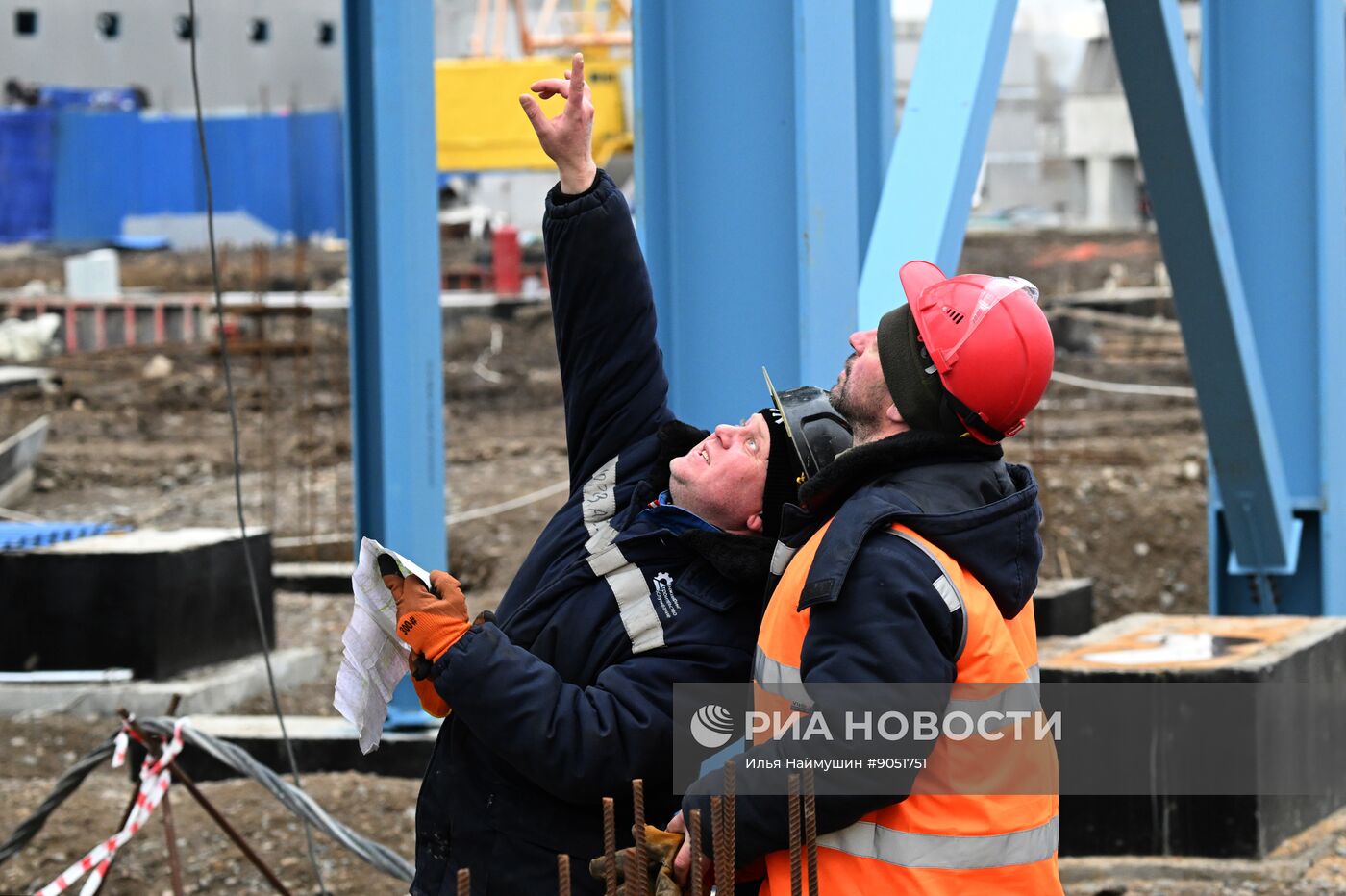 Строительство новых корпусов на Красноярском алюминиевом заводе