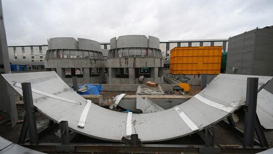 Строительство новых корпусов на Красноярском алюминиевом заводе