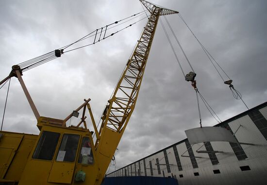 Строительство новых корпусов на Красноярском алюминиевом заводе