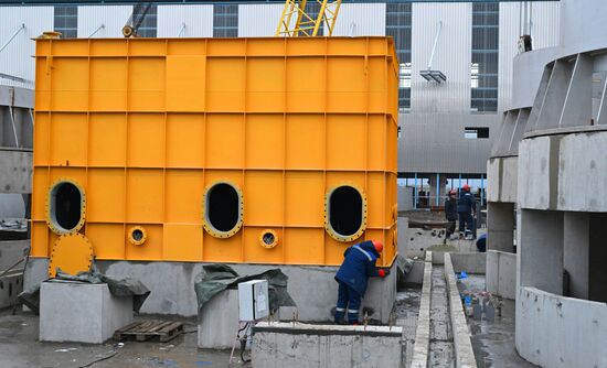 Строительство новых корпусов на Красноярском алюминиевом заводе