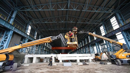 Строительство новых корпусов на Красноярском алюминиевом заводе