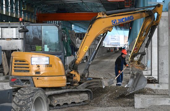 Строительство новых корпусов на Красноярском алюминиевом заводе