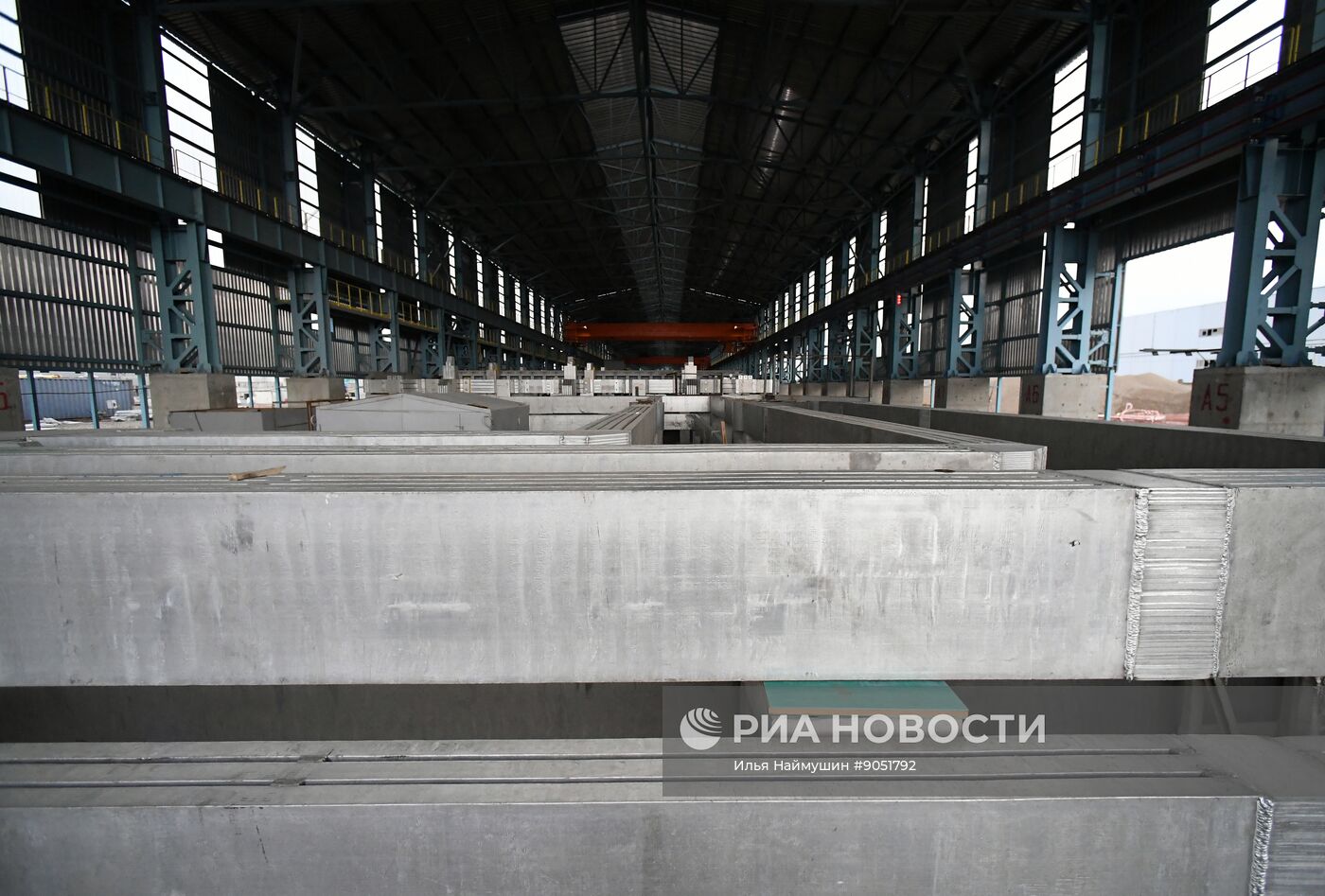 Строительство новых корпусов на Красноярском алюминиевом заводе