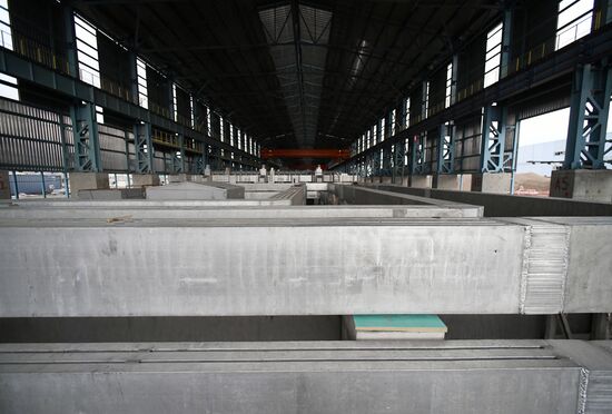 Строительство новых корпусов на Красноярском алюминиевом заводе